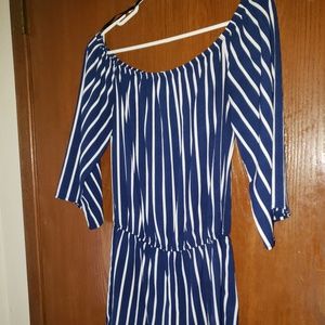 Off shoulder romper (Papaya)